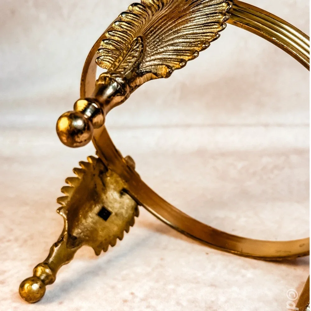 Brass Tripod Stand Display Holder